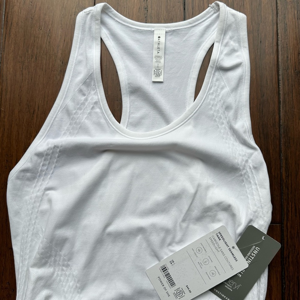 Athleta Speedlight Tank In White - Picture 5 of 8